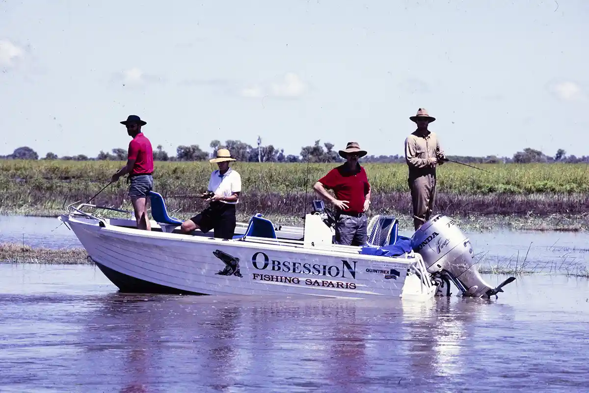 Shady Camp is a popular destination to go barramundi fishing