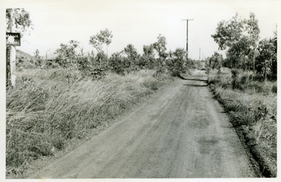 Dick Ward Drive replaced this unsealed track in 1980.