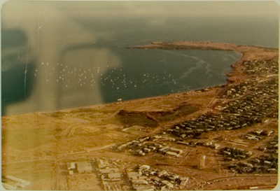 Marina study aerial photo of Vesteys Beach